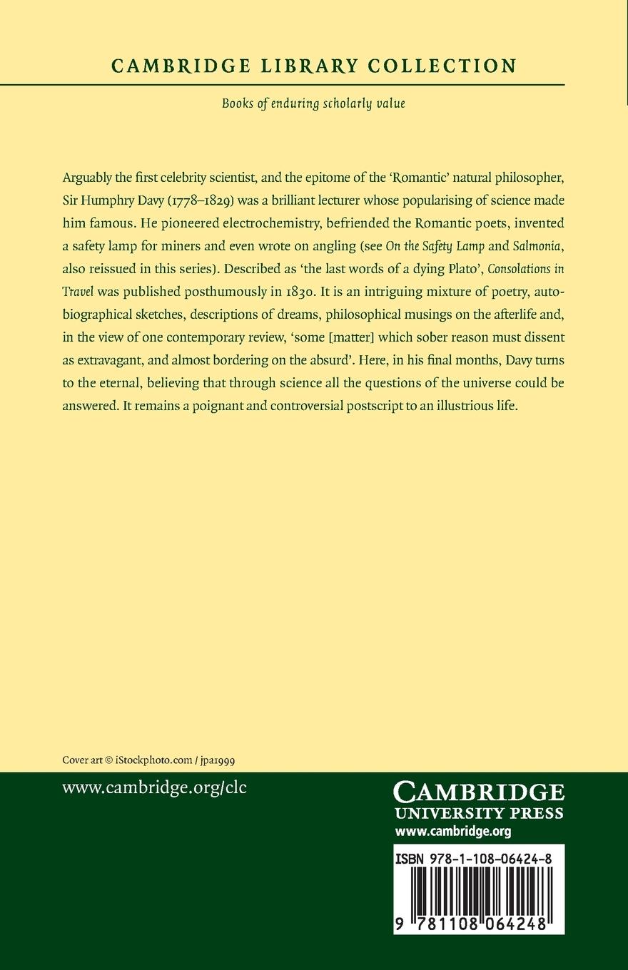 Rückseitencover Consolations in Travel