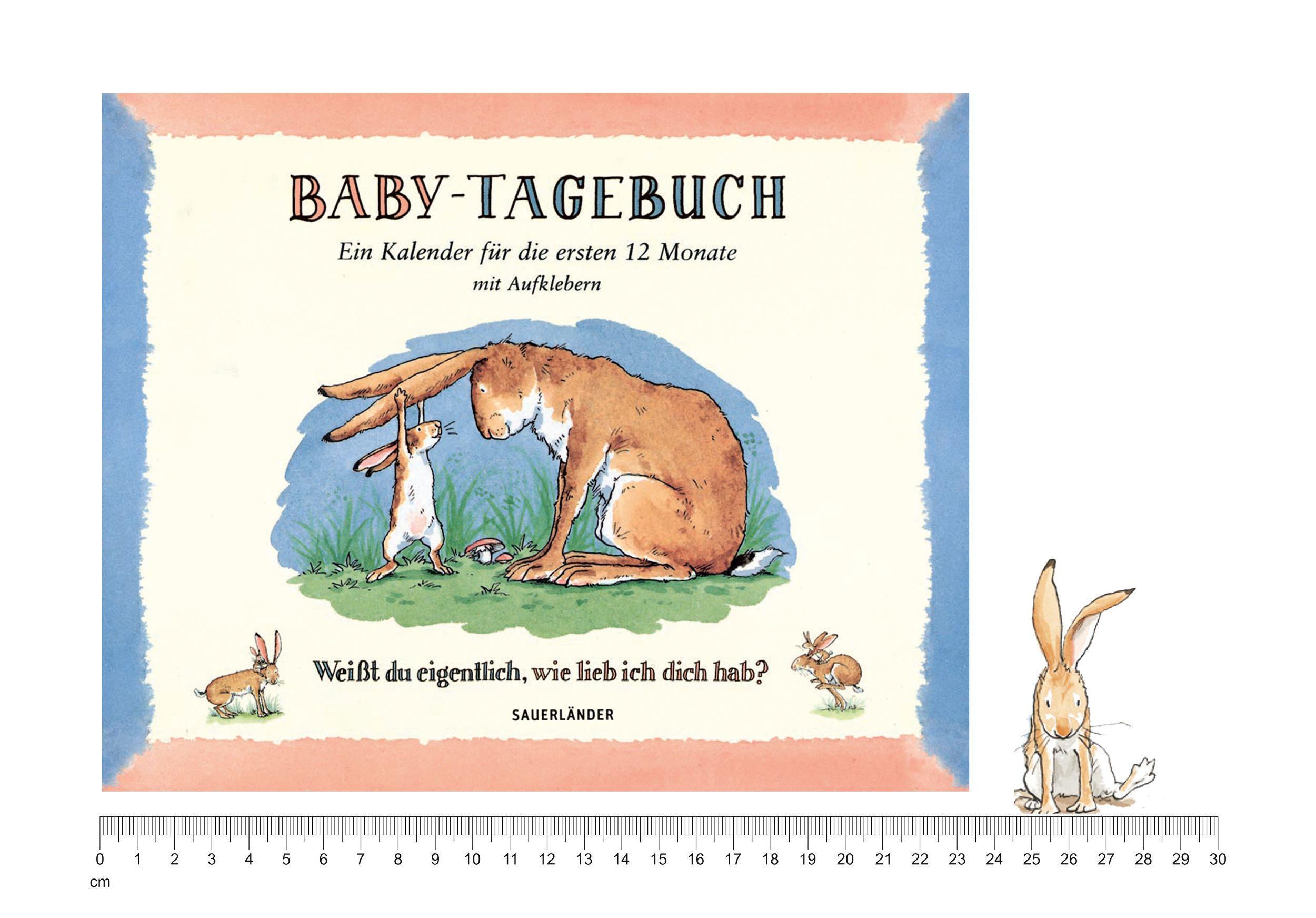 Beispielinhalt (Bild) Baby-Tagebuch. Weißt du eigentlich, wie lieb ich dich hab?
