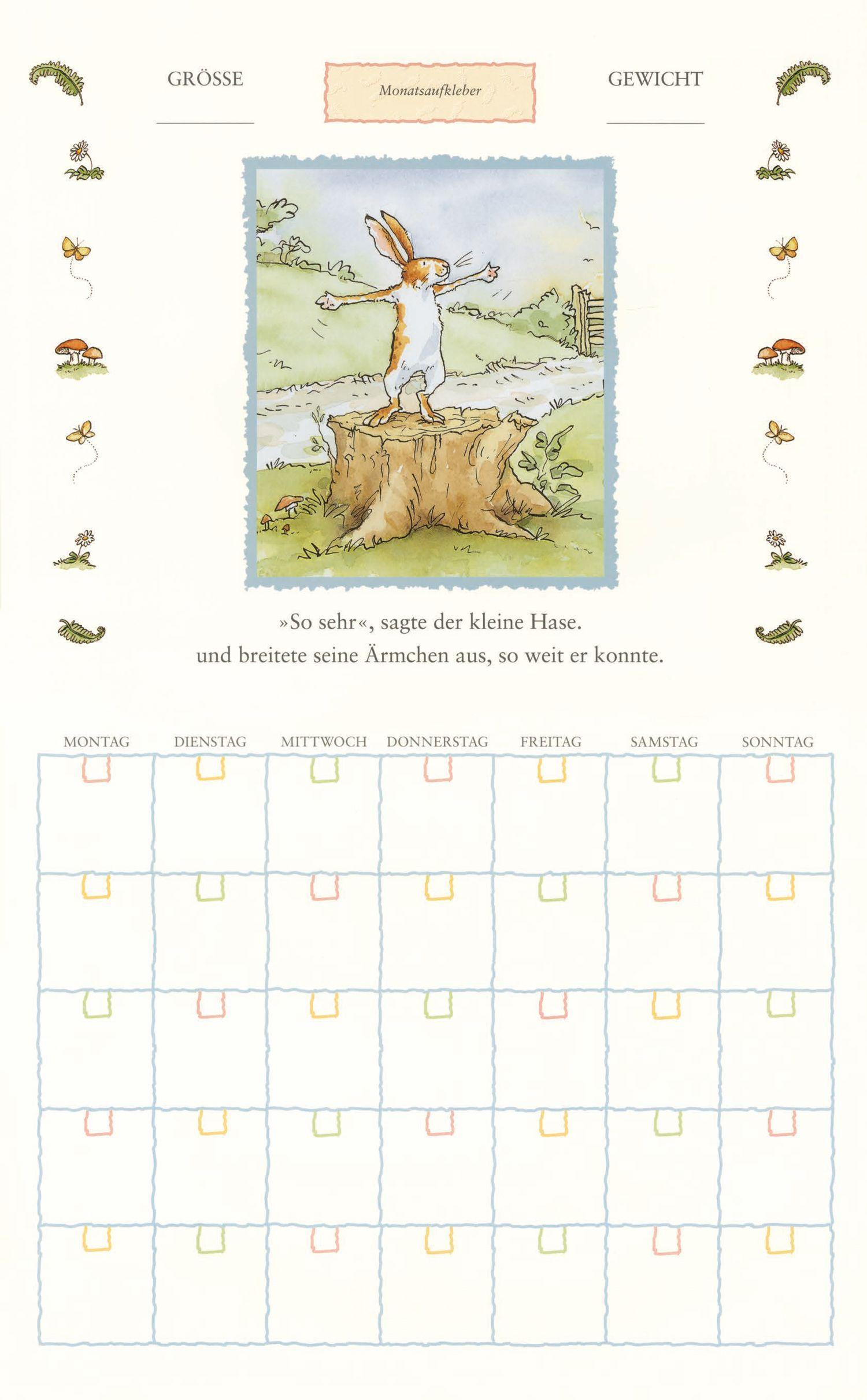 Beispielinhalt (Bild) Baby-Tagebuch. Weißt du eigentlich, wie lieb ich dich hab?