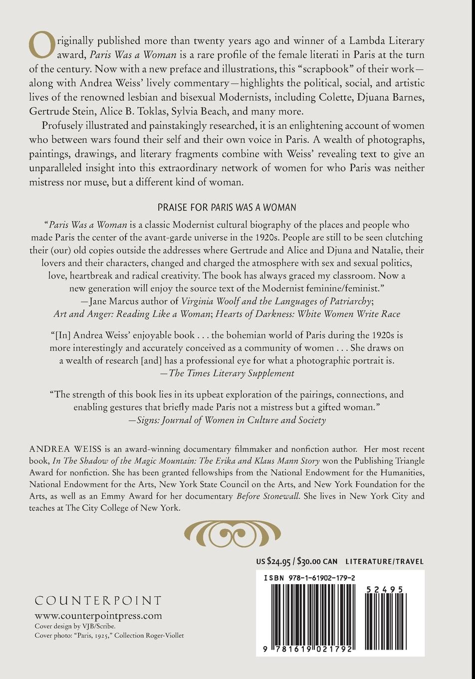 Rückseitencover Paris Was a Woman