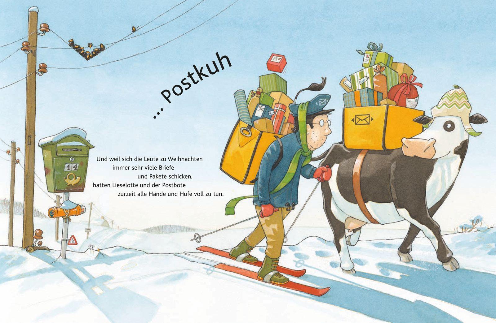 Beispielinhalt (Bild) Lieselotte im Schnee