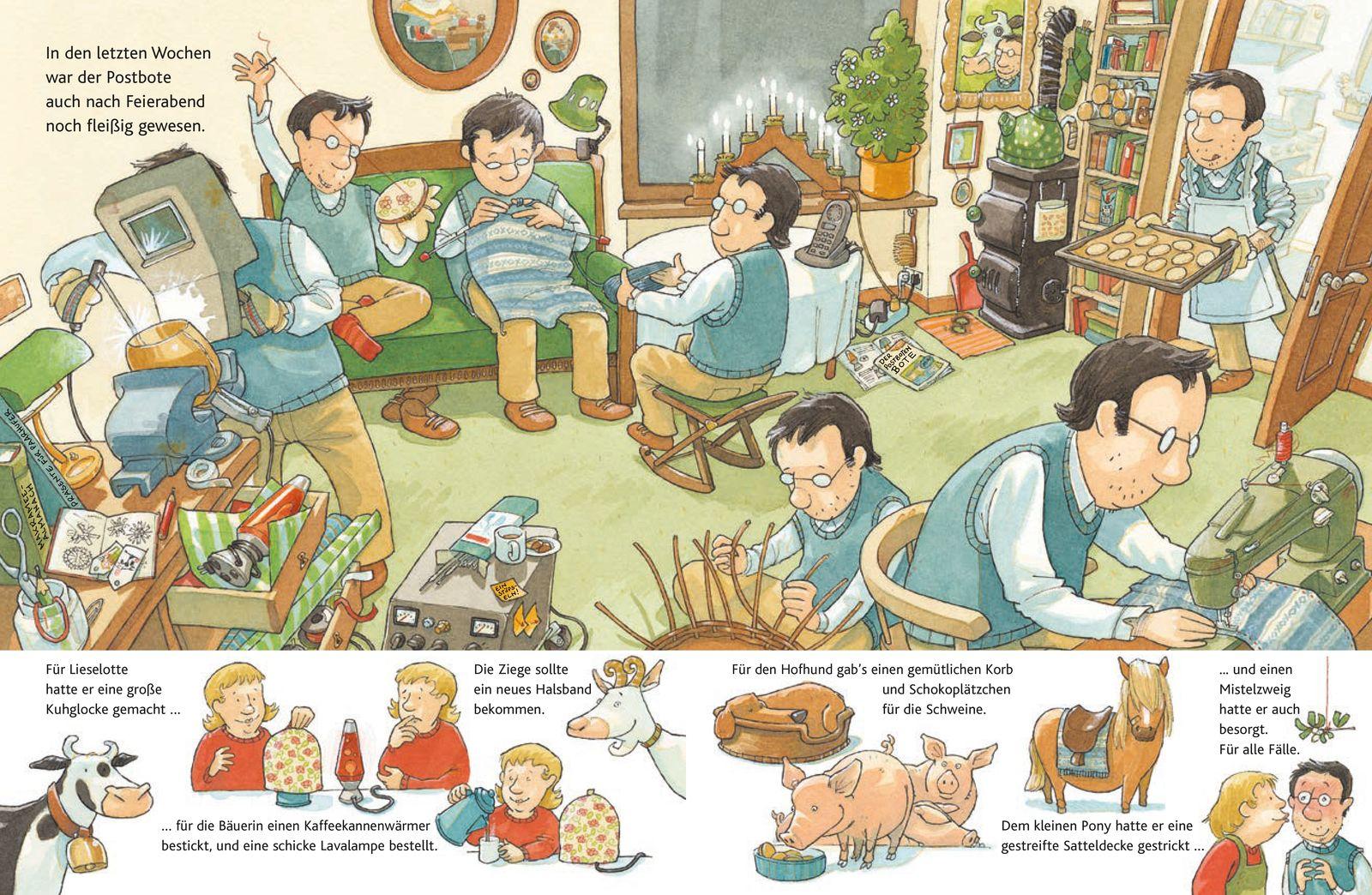 Beispielinhalt (Bild) Lieselotte im Schnee