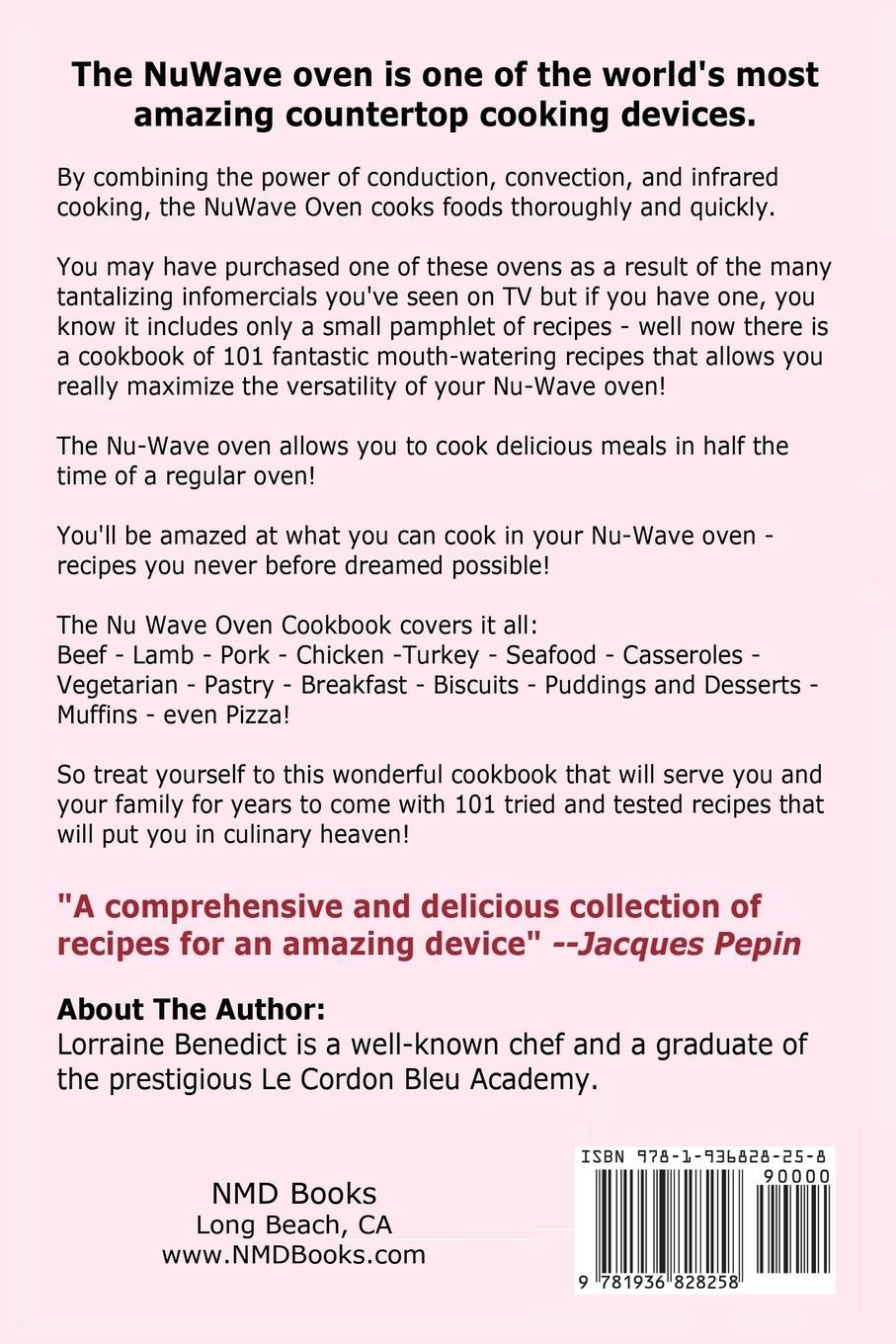 Rückseitencover The Nuwave Oven Cookbook