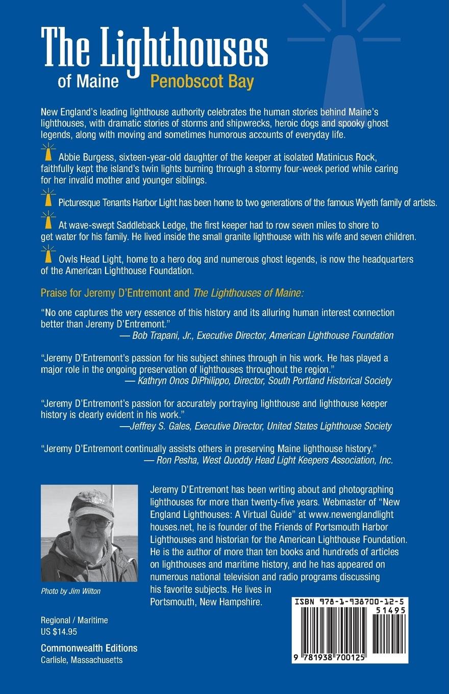 Rückseitencover The Lighthouses of Maine