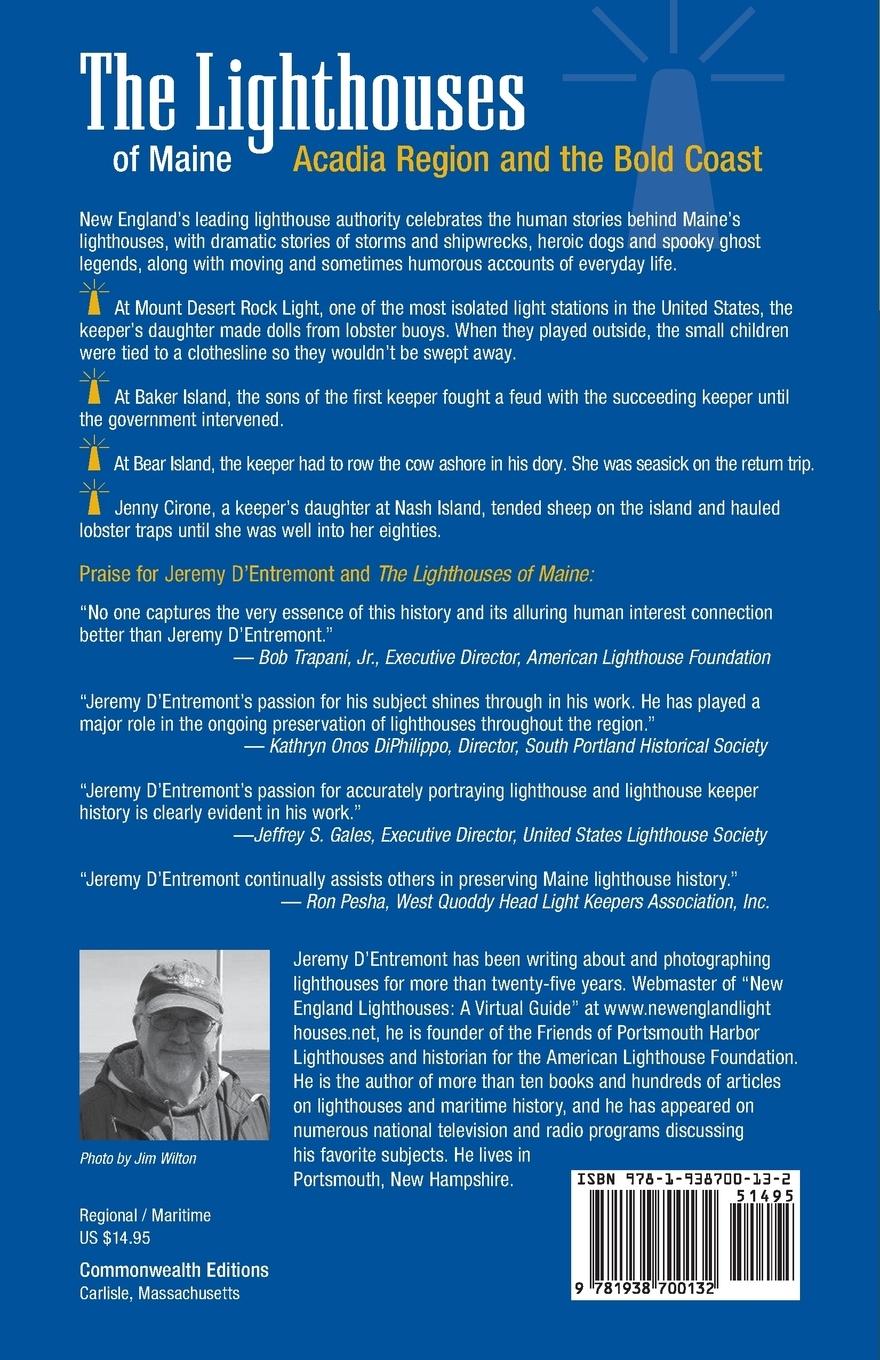Rückseitencover The Lighthouses of Maine