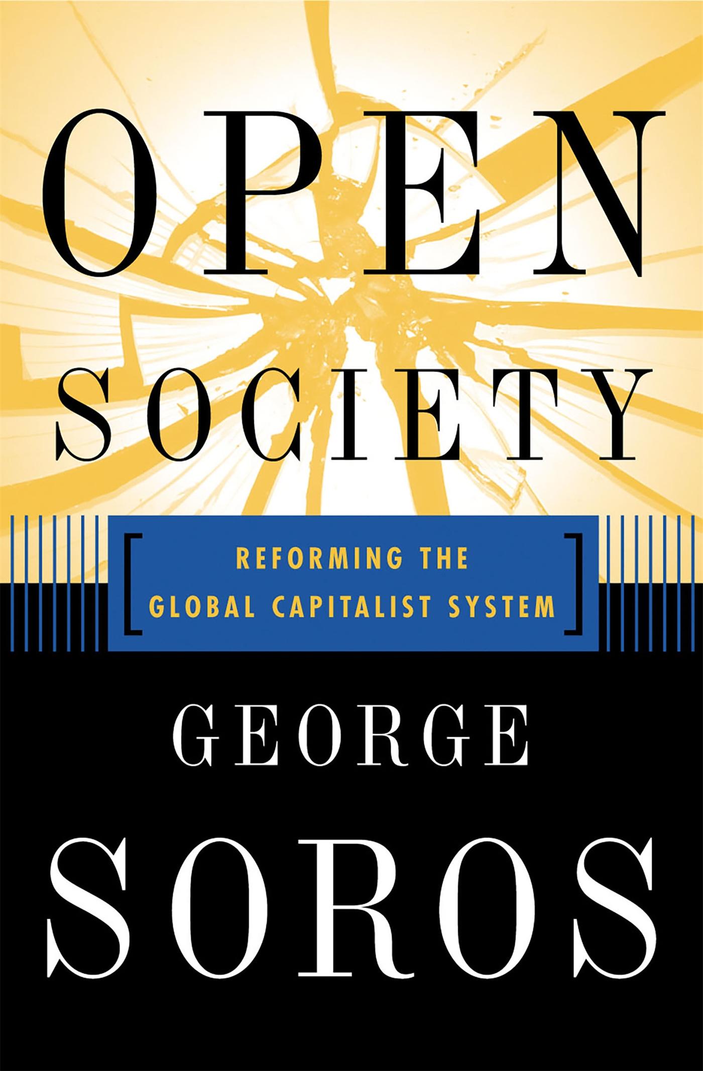Vorderes Coverbild Open Society Reforming Global Capitalism Reconsidered