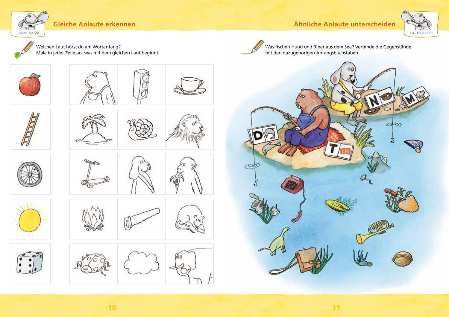 Beispielinhalt (Bild) Das große Vorschulbuch