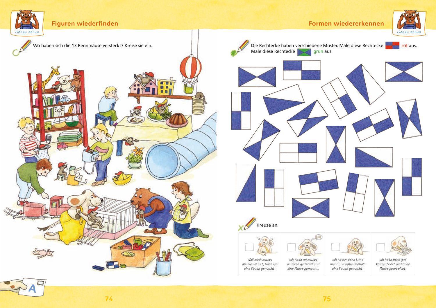 Beispielinhalt (Bild) Das große Vorschulbuch