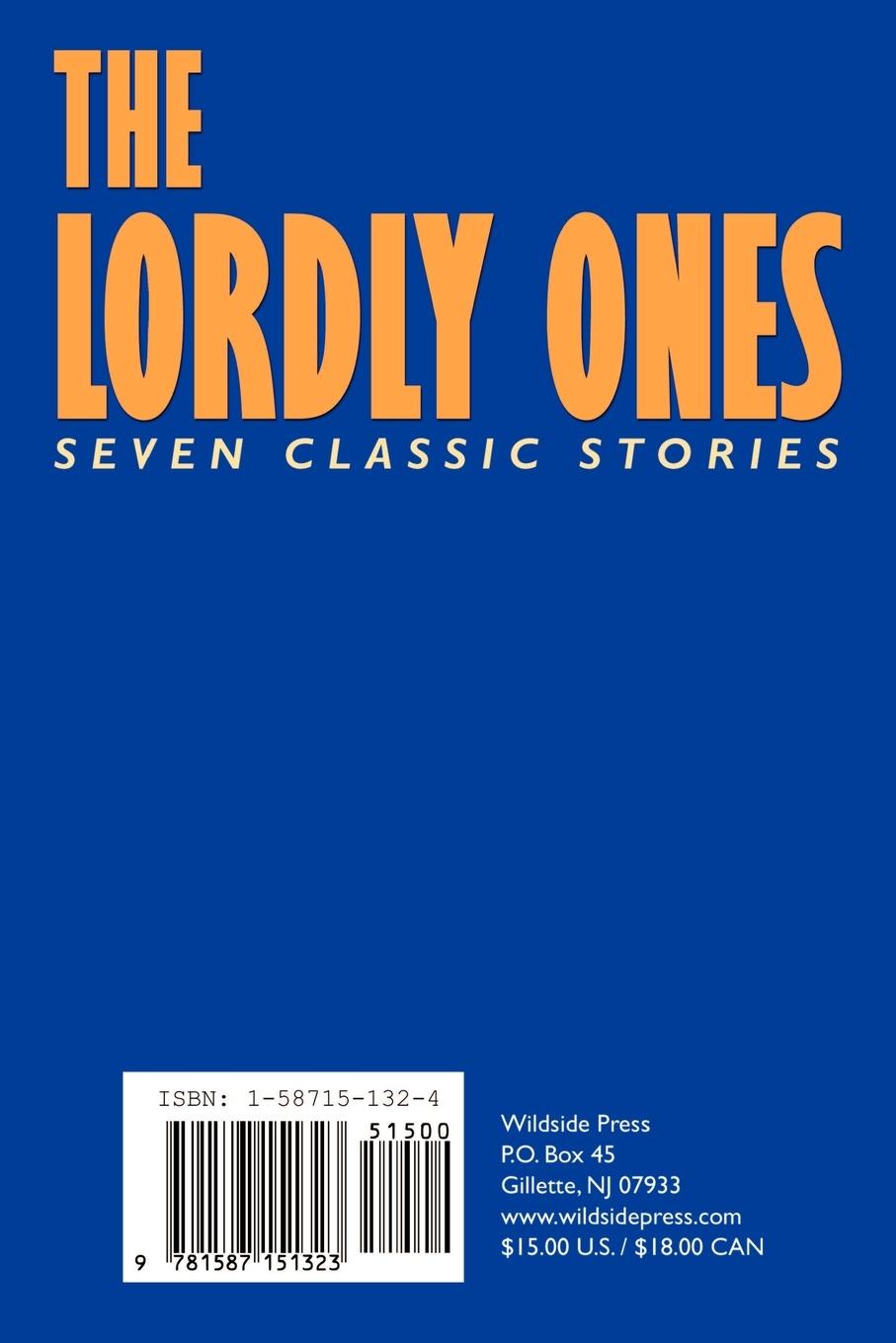 Rückseitencover The Lordly Ones