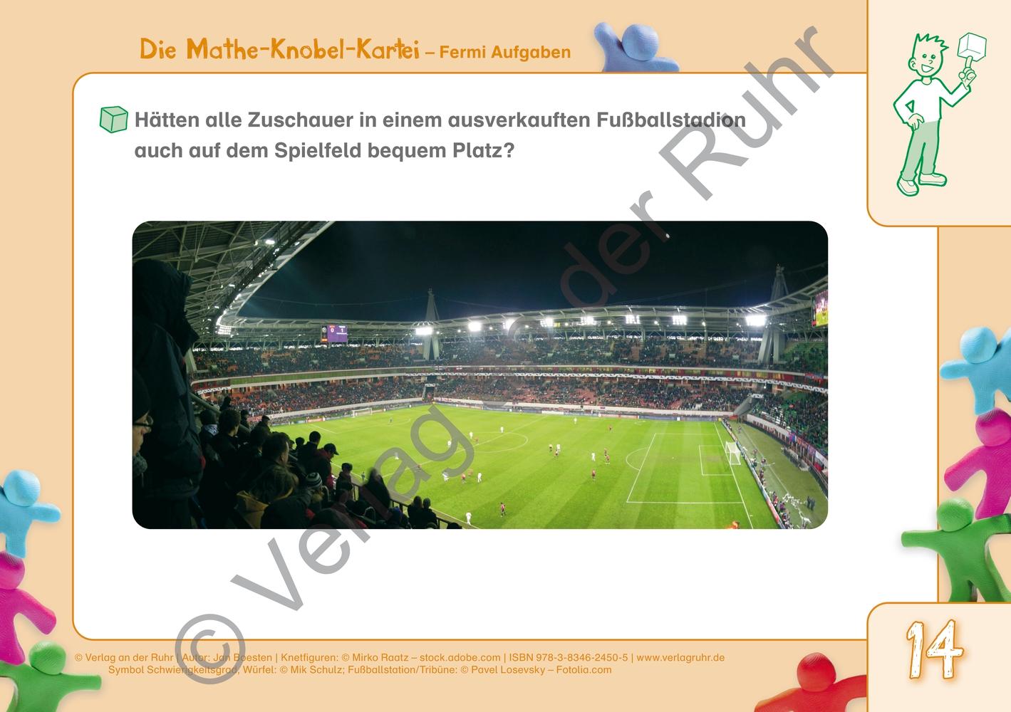 Beispielinhalt (Bild) Die Mathe-Knobel-Kartei: Fermi-Aufgaben, Klasse 3-6