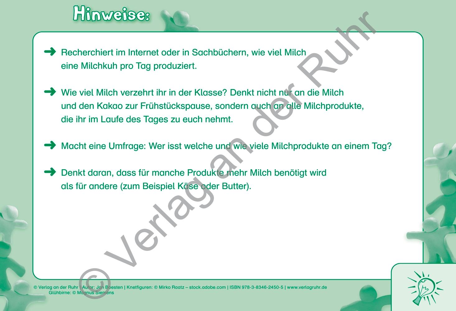Beispielinhalt (Bild) Die Mathe-Knobel-Kartei: Fermi-Aufgaben, Klasse 3-6