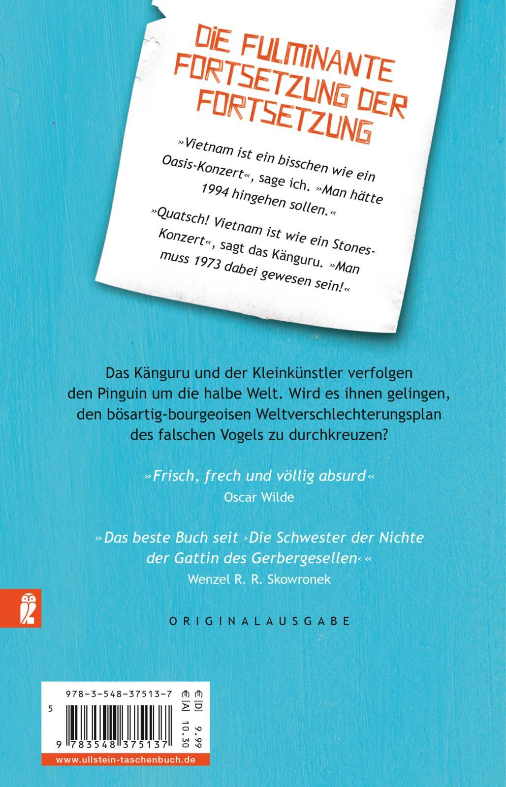 Rückseitencover Die Känguru-Offenbarung