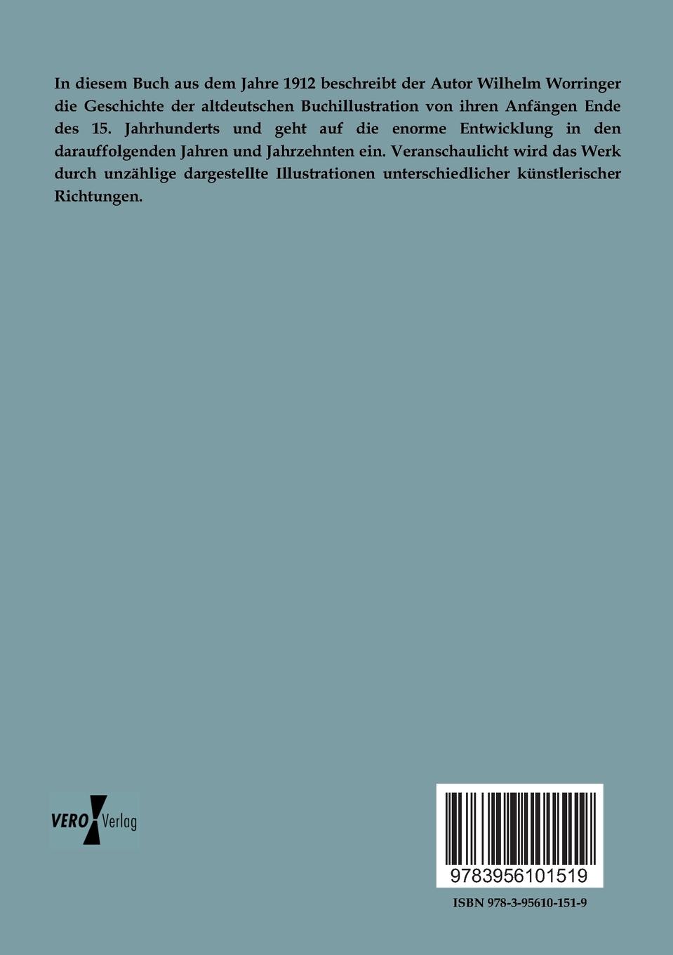 Rückseitencover Die altdeutsche Buchillustration