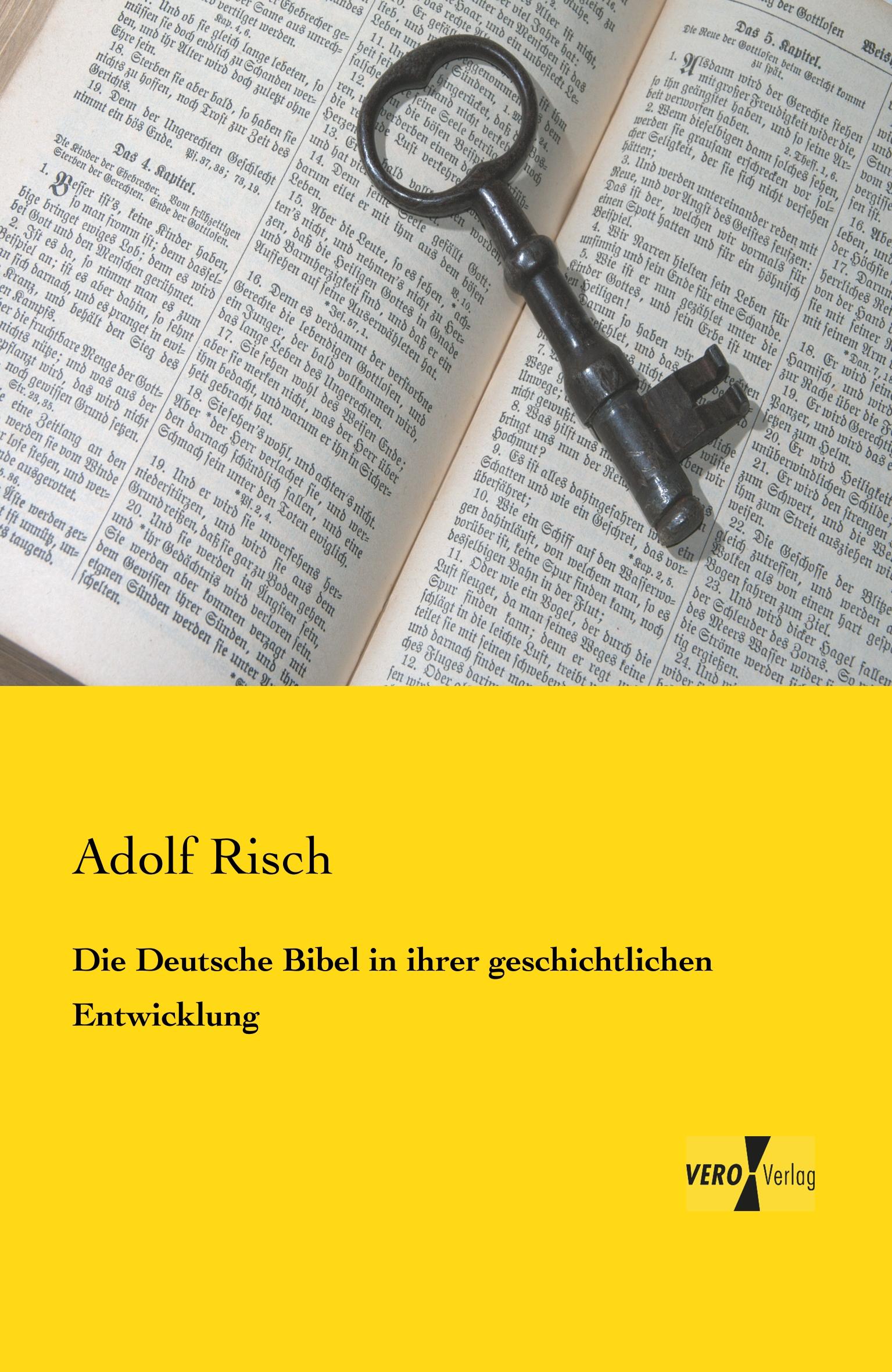 Vorderes Coverbild Die Deutsche Bibel in ihrer geschichtlichen Entwicklung