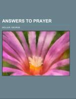 Vorderes Coverbild Answers to Prayer