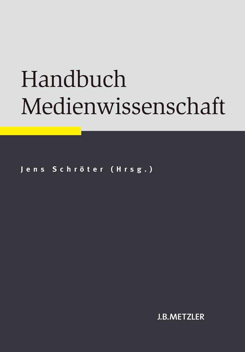 Vorderes Coverbild Handbuch Medienwissenschaft