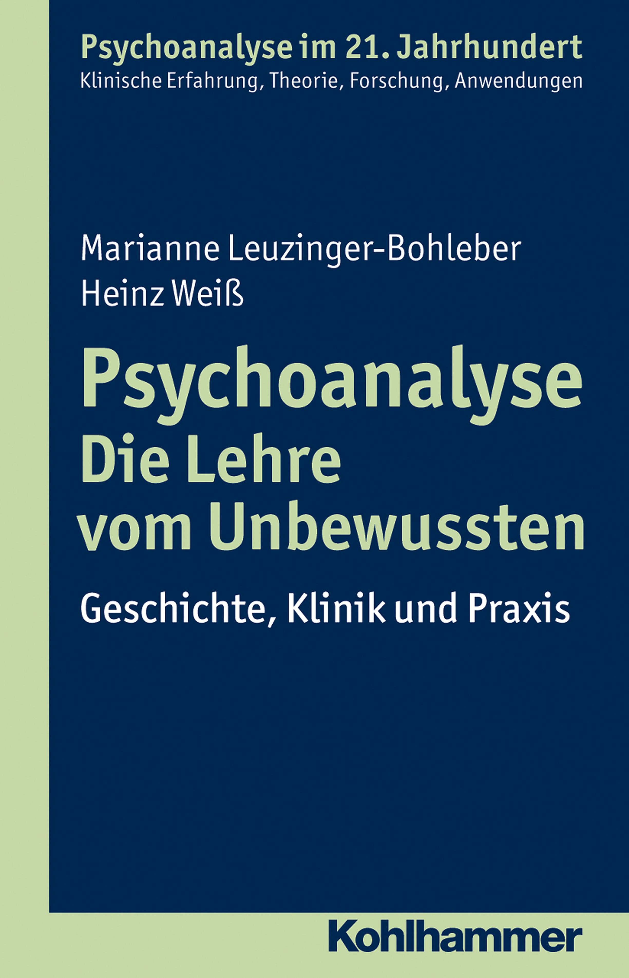 Vorderes Coverbild Psychoanalyse - Die Lehre vom Unbewussten