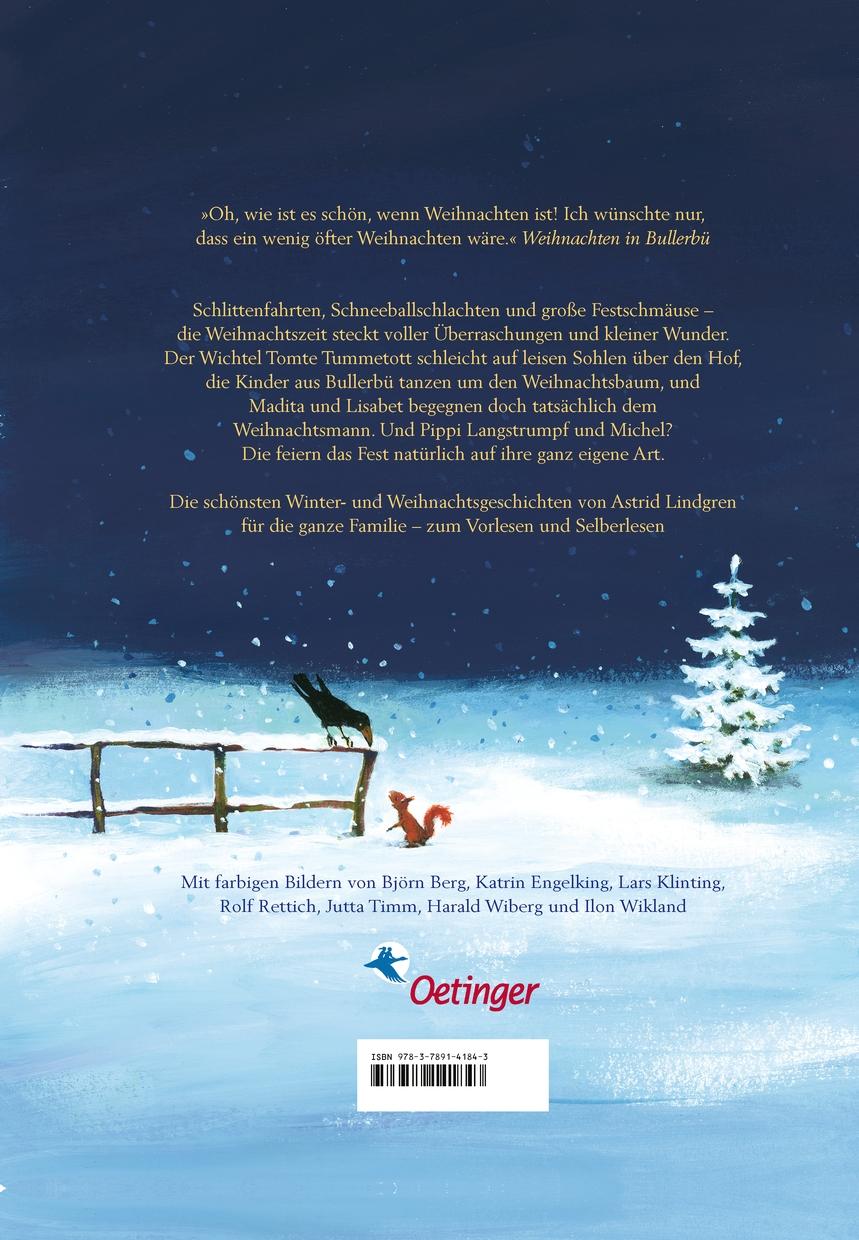 Rückseitencover Weihnachten mit Astrid Lindgren