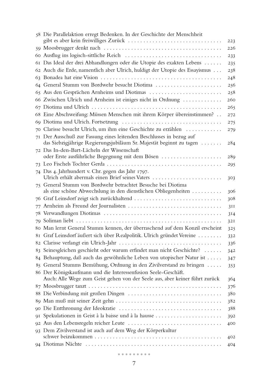 Beispielinhalt (Bild) Der Mann ohne Eigenschaften