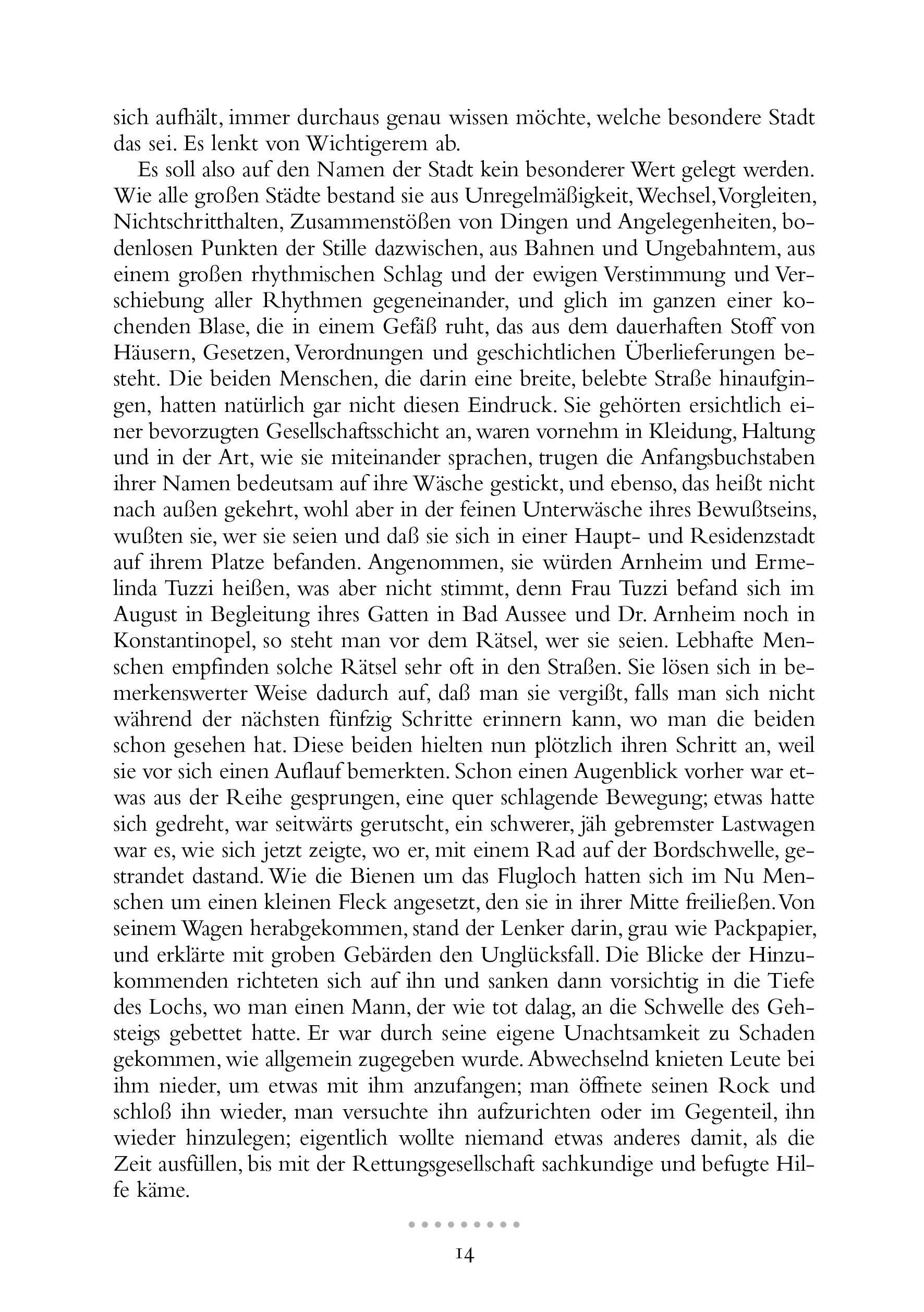 Beispielinhalt (Bild) Der Mann ohne Eigenschaften