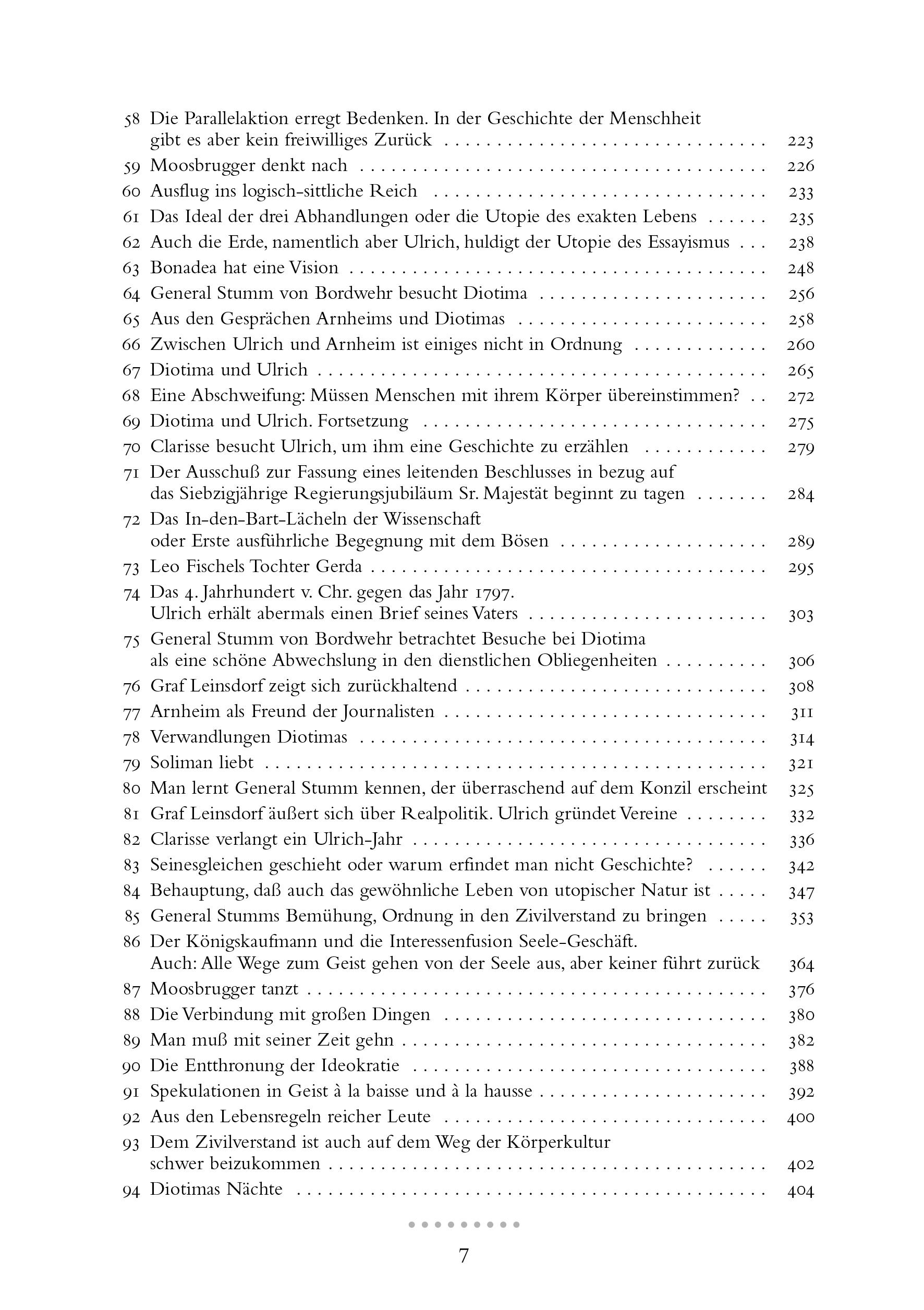 Beispielinhalt (Bild) Der Mann ohne Eigenschaften