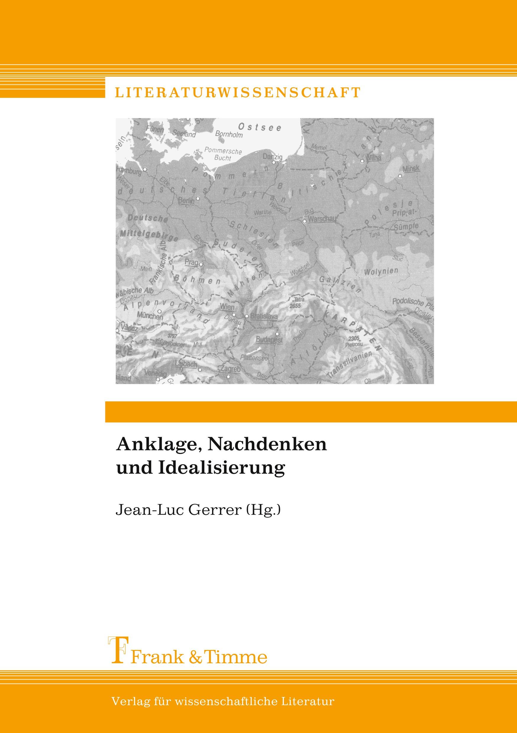Vorderes Coverbild Anklage, Nachdenken und Idealisierung