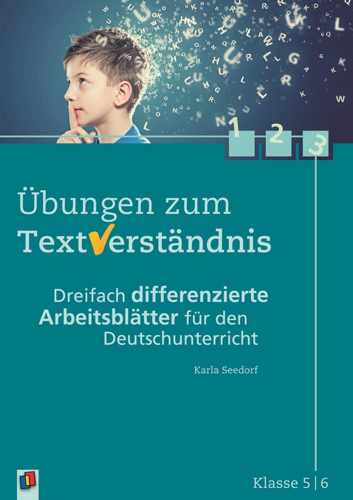 Vorderes Coverbild Klasse 5/6 - Dreifach differenzierte Arbeitsblätter für den Deutschunterricht