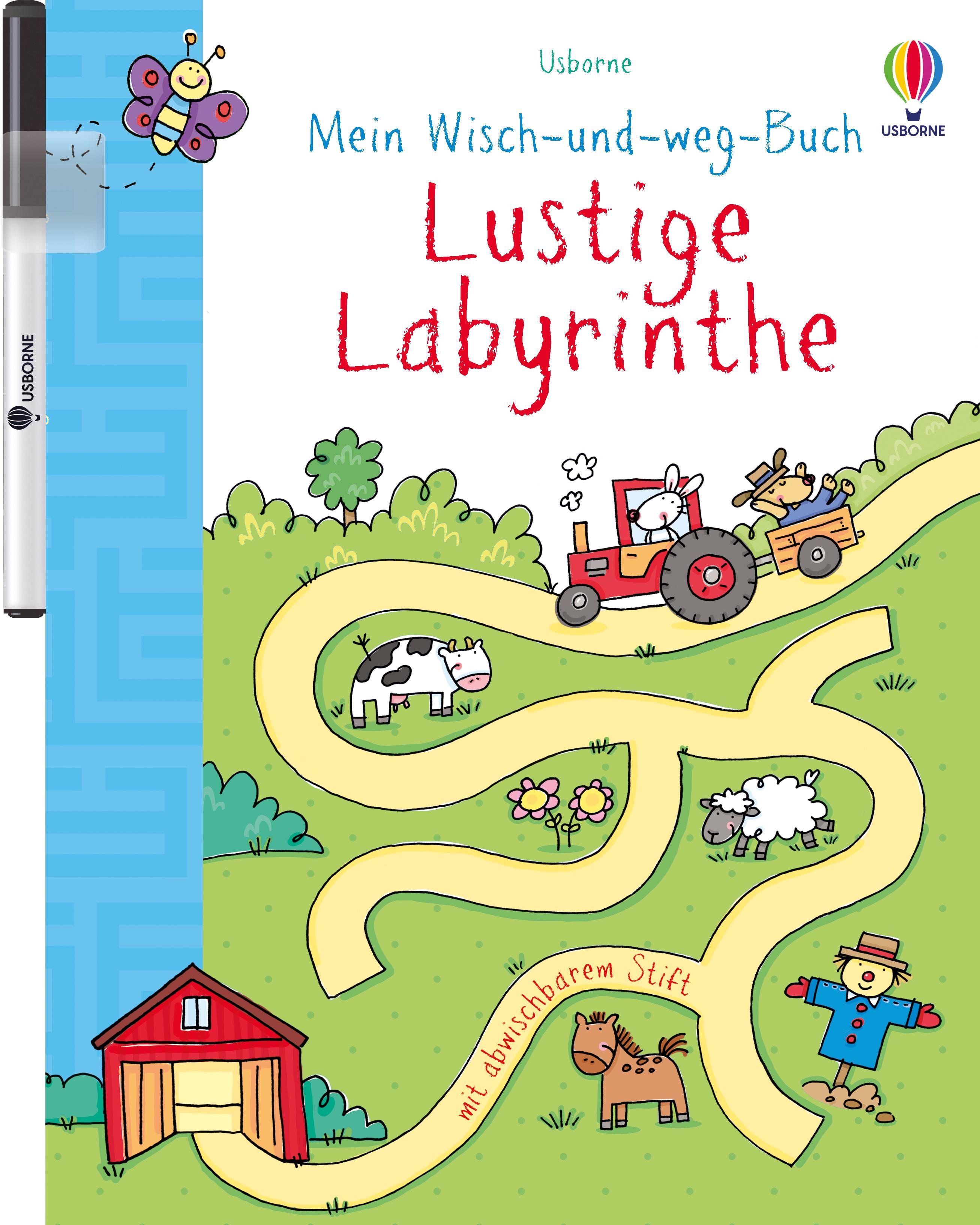 Vorderes Coverbild Mein Wisch- und Weg- Buch: Lustige Labyrinthe