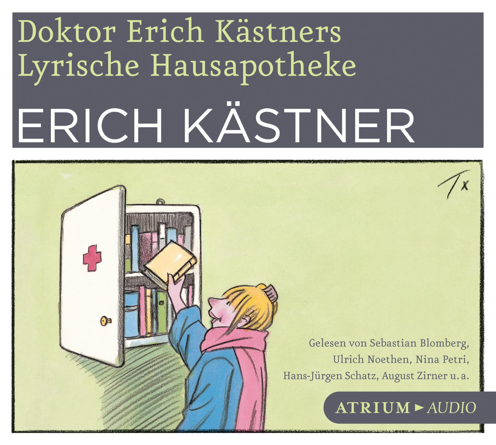 Vorderes Coverbild Doktor Erich Kästners lyrische Hausapotheke. CD