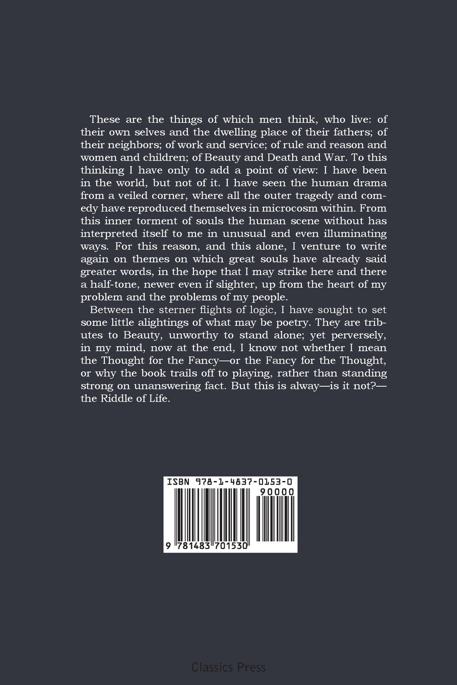 Rückseitencover Darkwater, Voices from Within the Veil