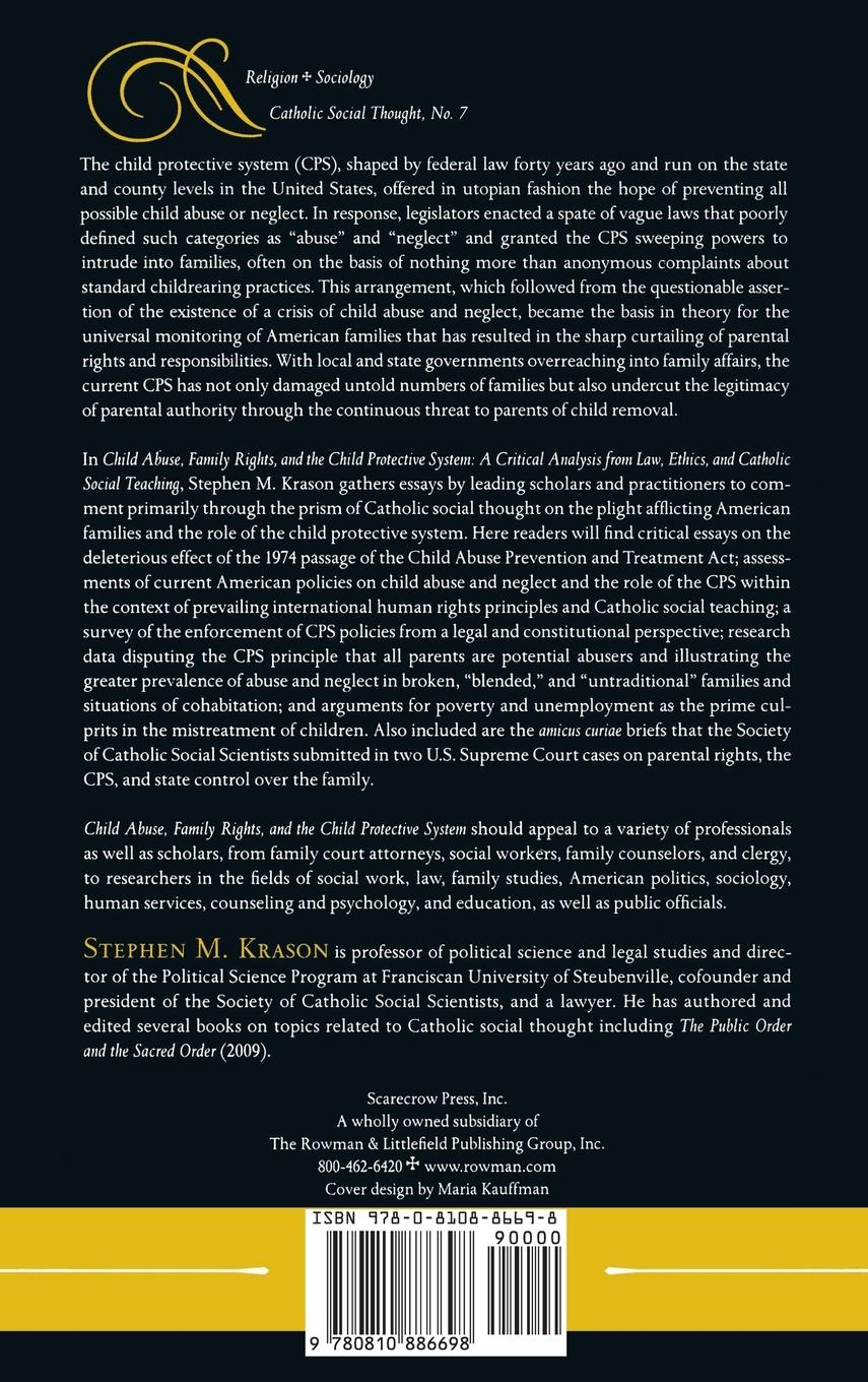 Rückseitencover Child Abuse, Family Rights, and the Child Protective System