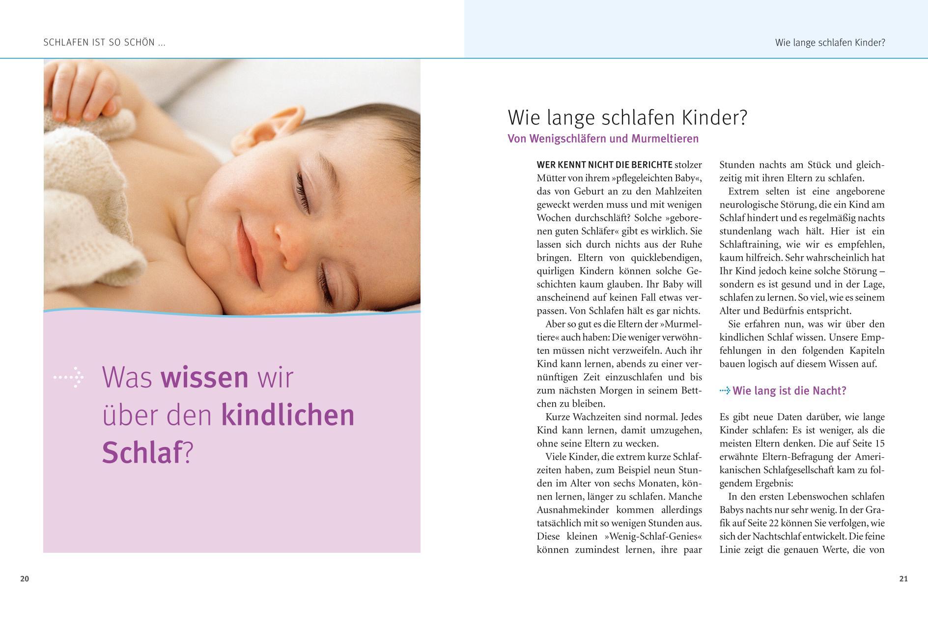 Beispielinhalt (Bild) Jedes Kind kann schlafen lernen
