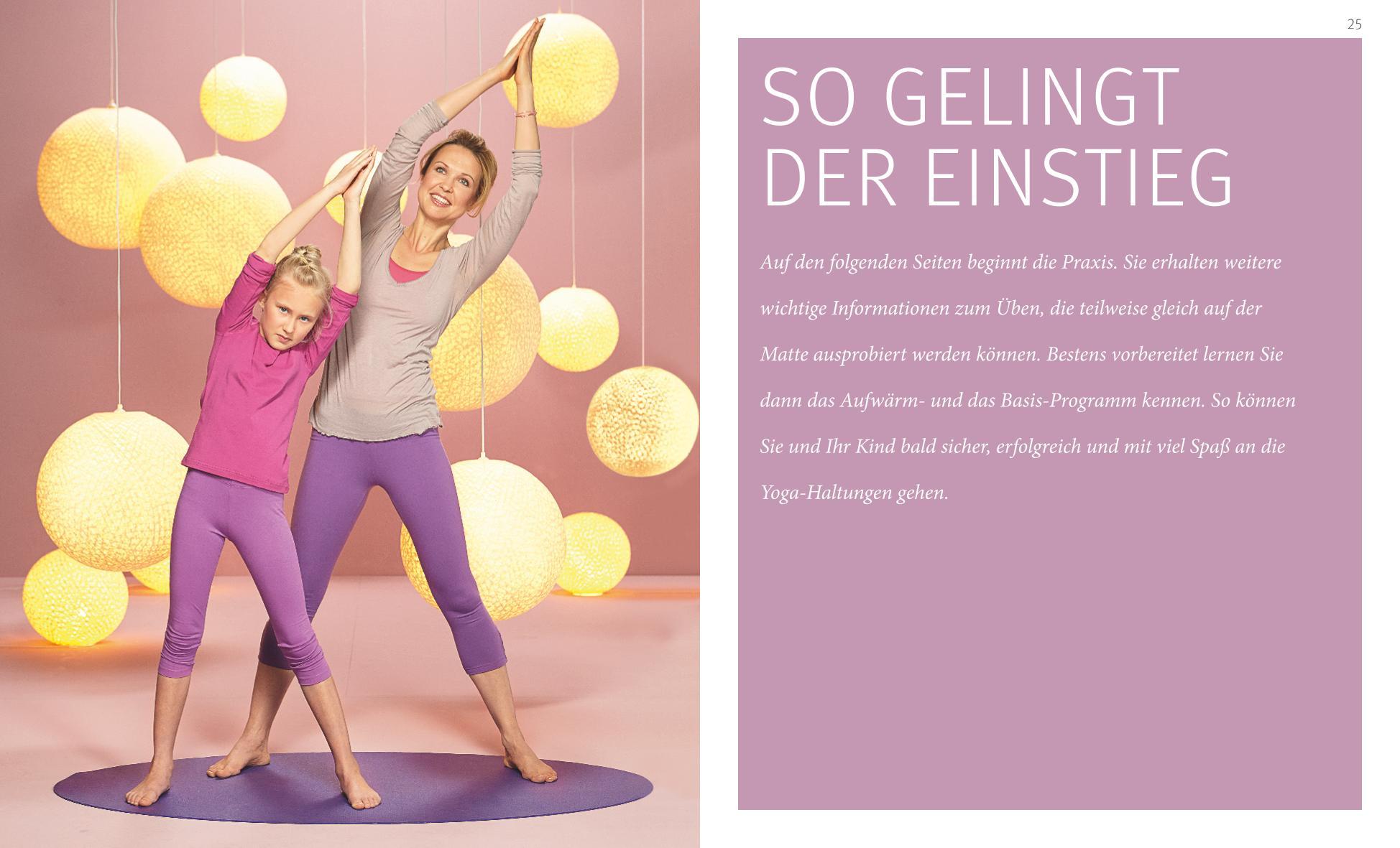 Beispielinhalt (Bild) Yoga für Kinder (mit DVD)
