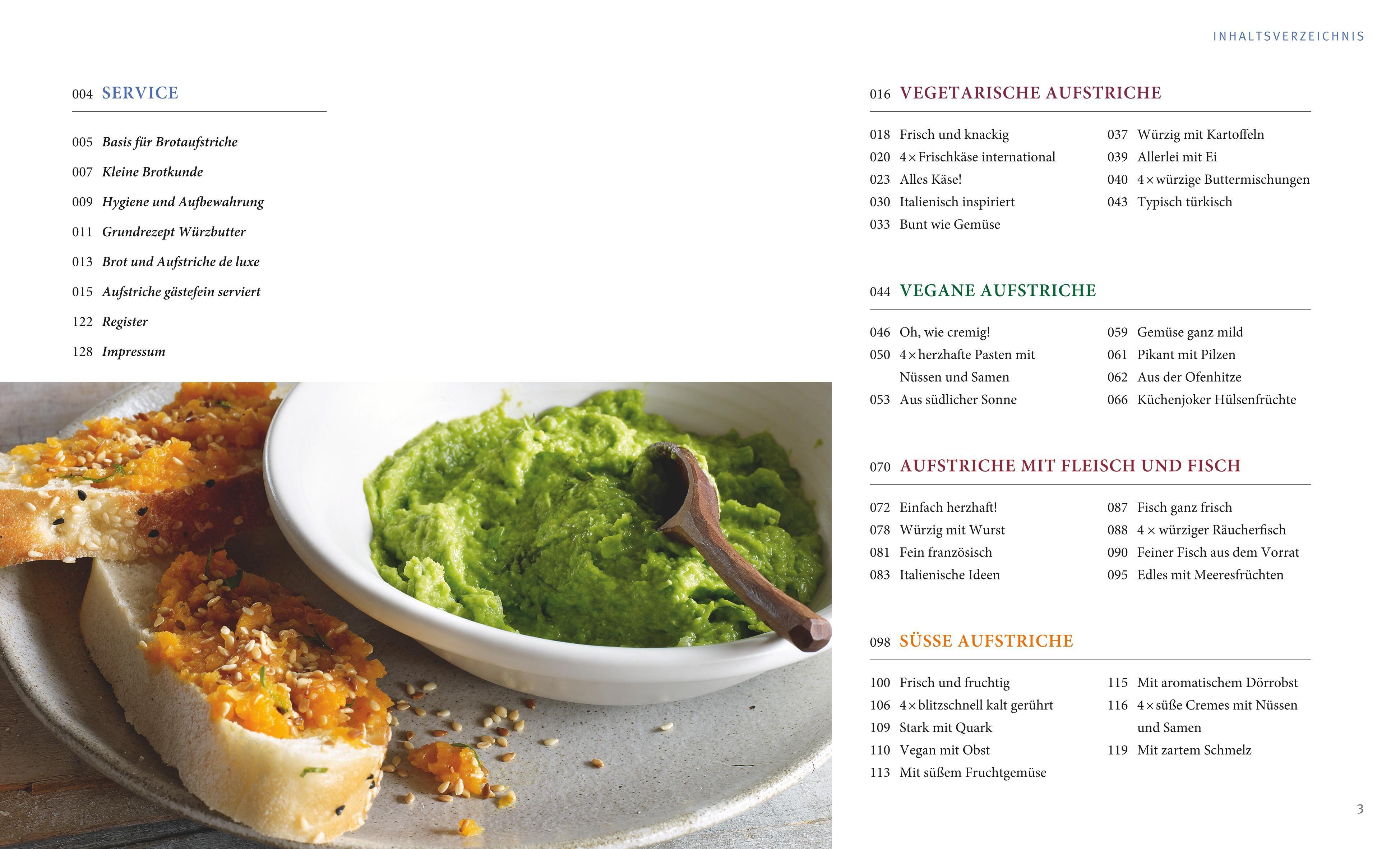 Beispielinhalt (Bild) Brotaufstriche selbst gemacht