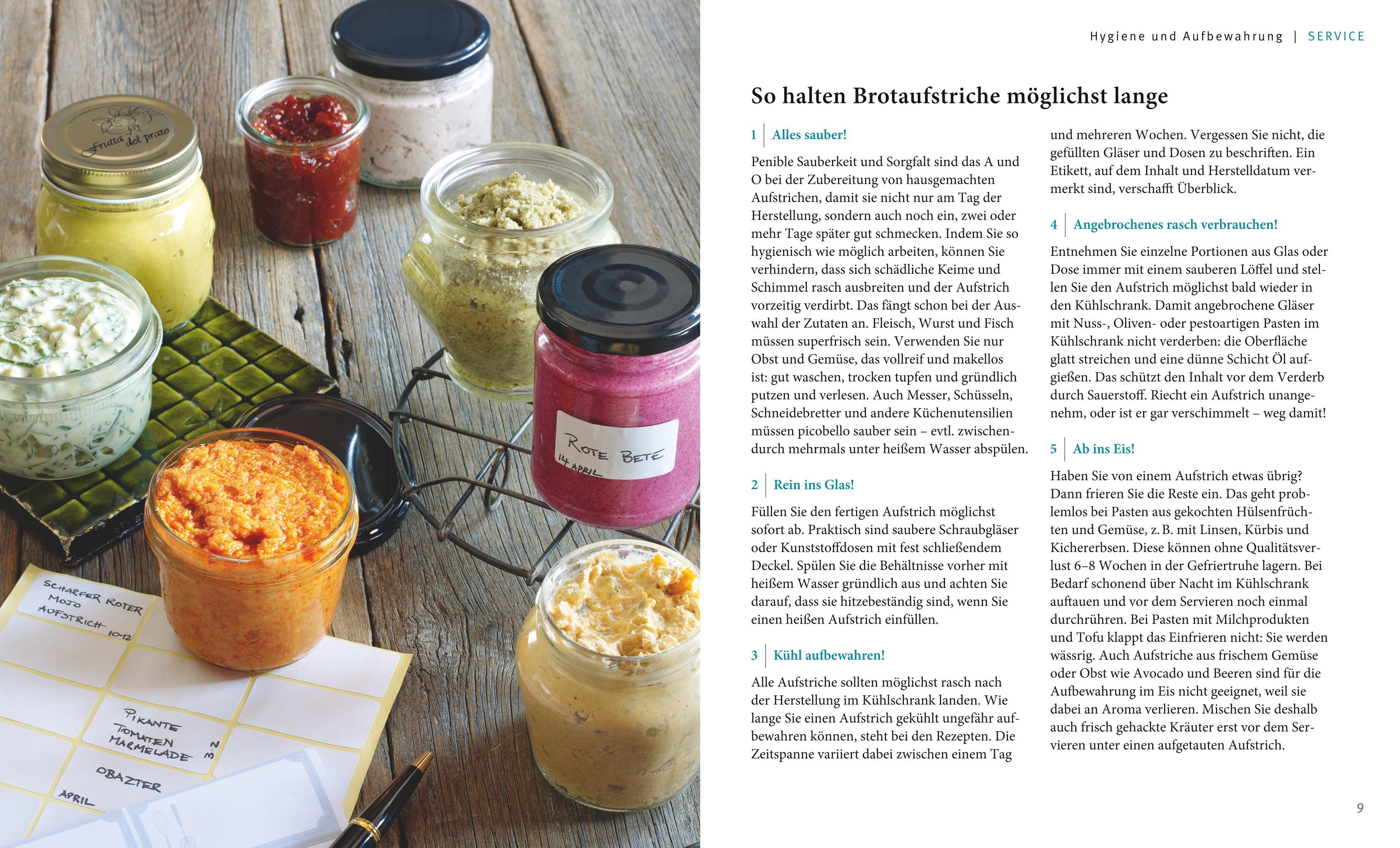 Beispielinhalt (Bild) Brotaufstriche selbst gemacht