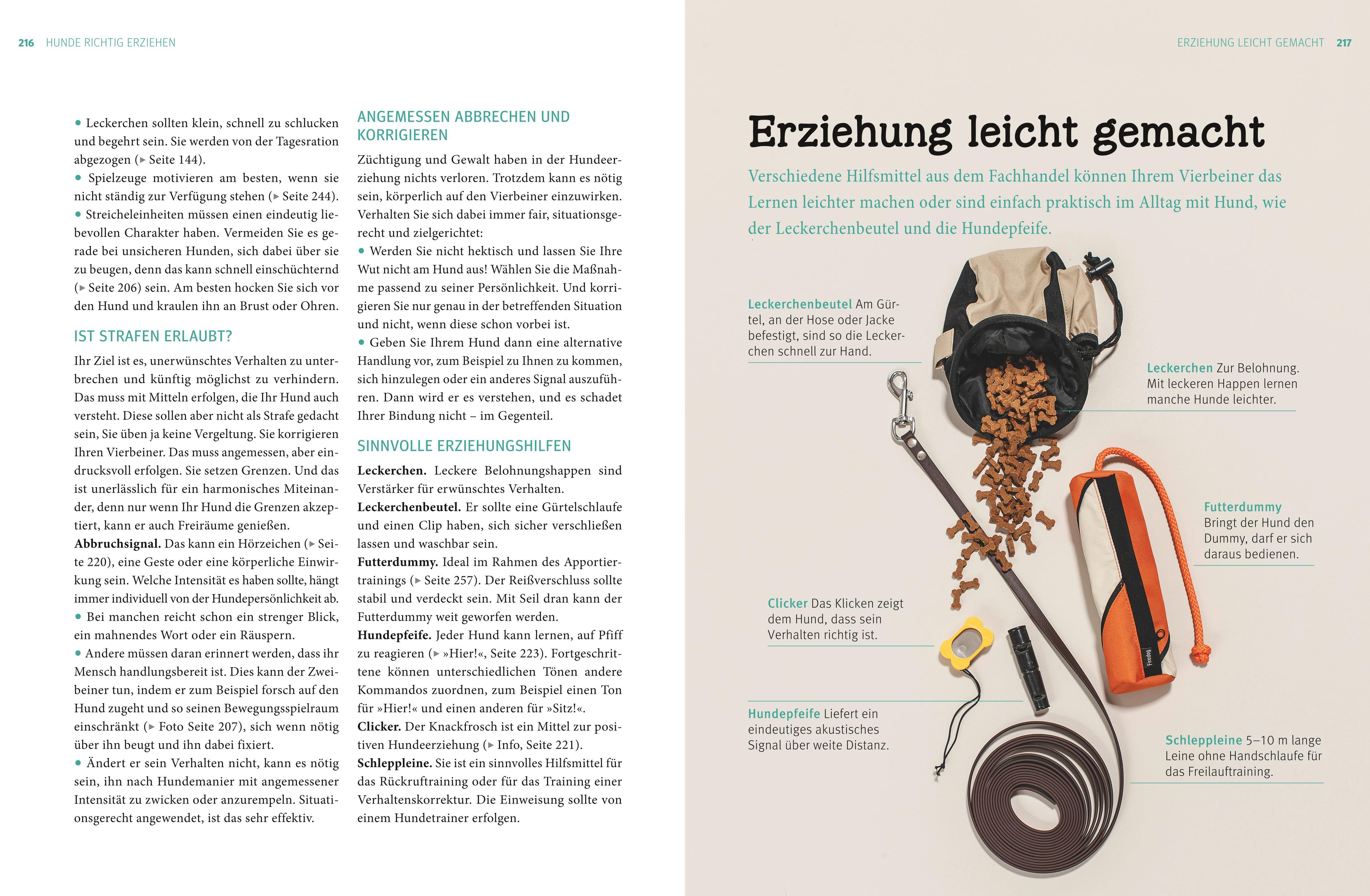 Beispielinhalt (Bild) Praxishandbuch Hunde