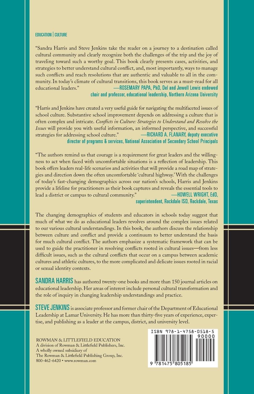 Rückseitencover Conflicts in Culture