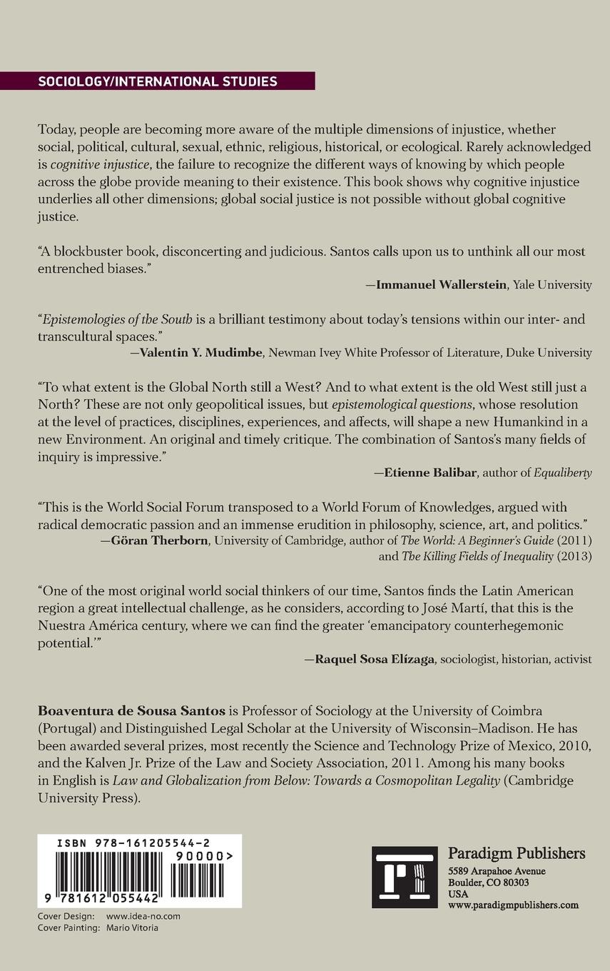 Rückseitencover Epistemologies of the South