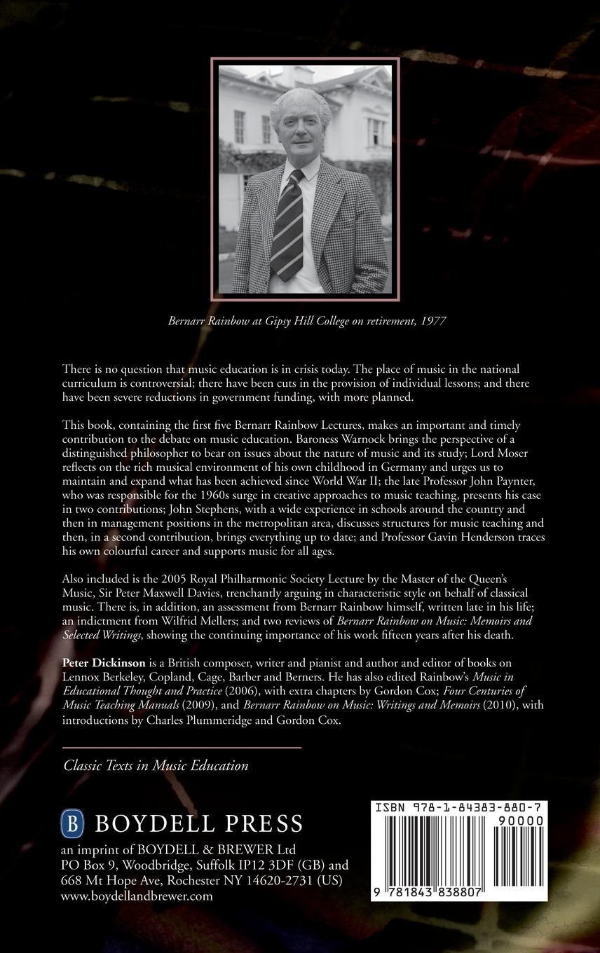 Rückseitencover Music Education in Crisis