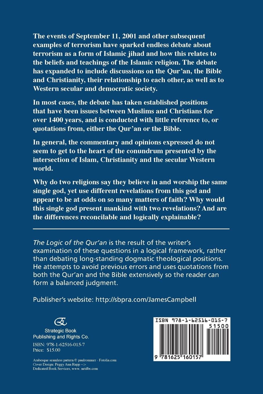 Rückseitencover The Logic of the Qur'an