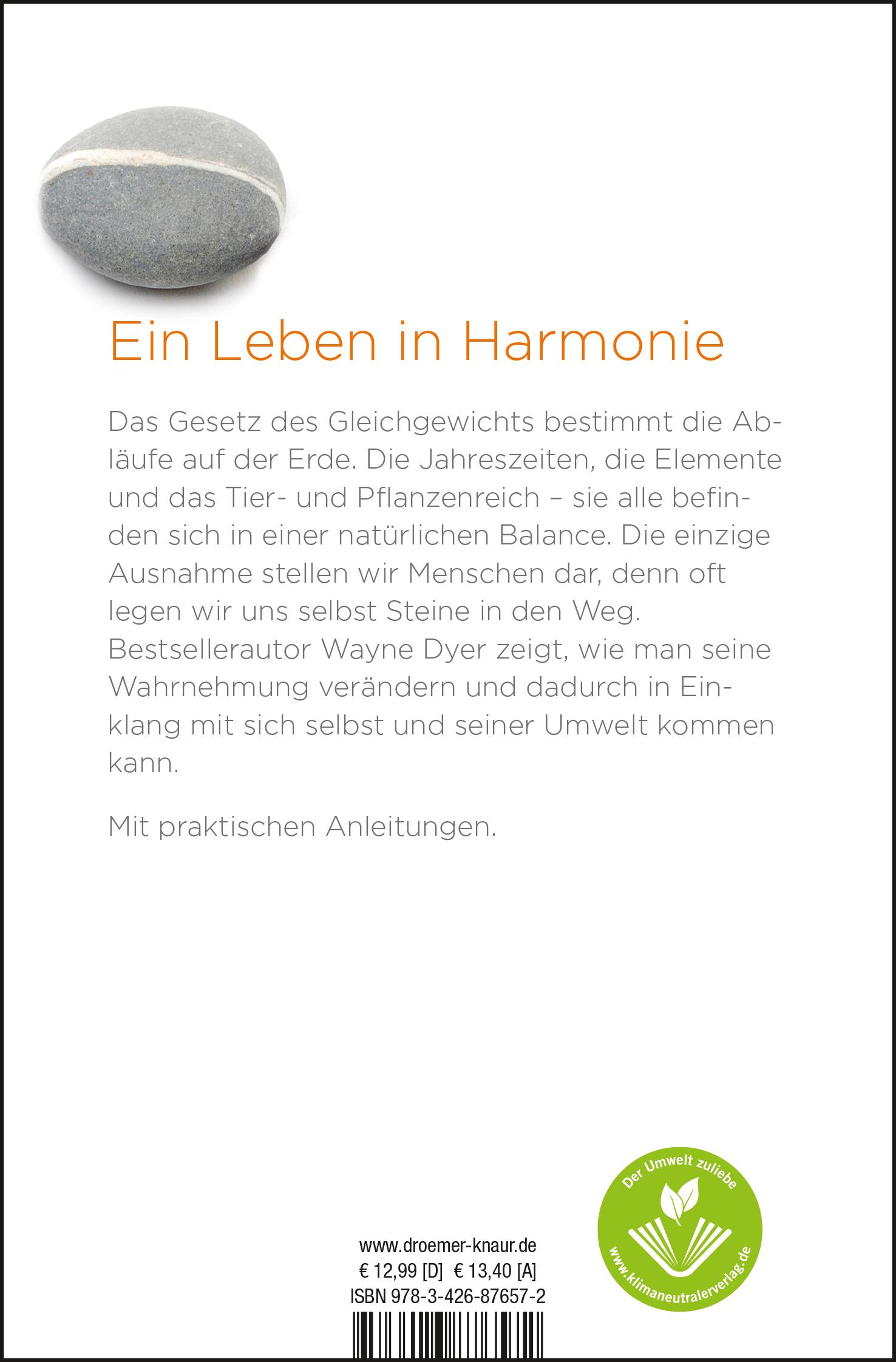 Rückseitencover Im Einklang sein