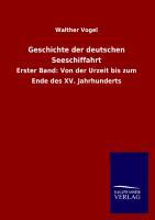 Vorderes Coverbild Geschichte der deutschen Seeschiffahrt