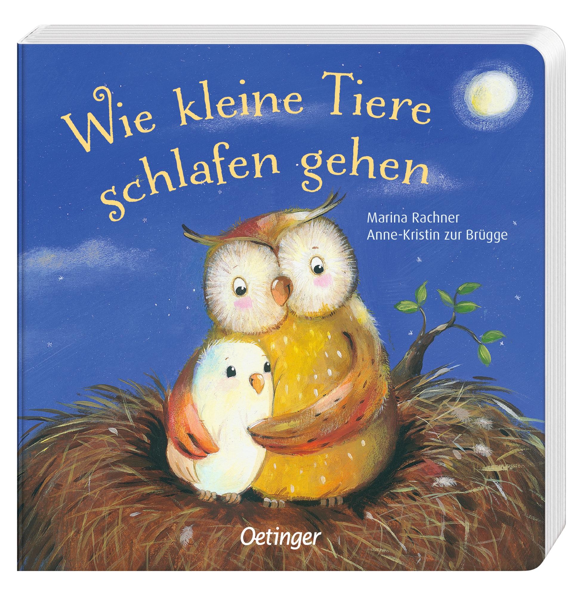 Beispielinhalt (Bild) Wie kleine Tiere schlafen gehen