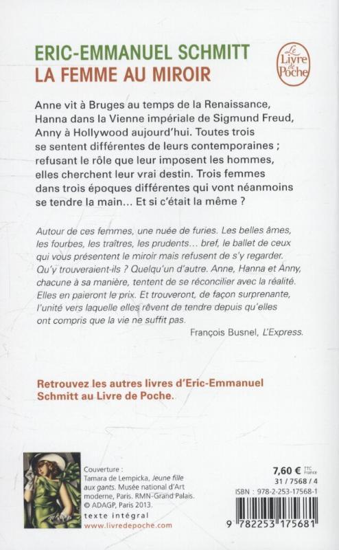 Rückseitencover La femme au miroir