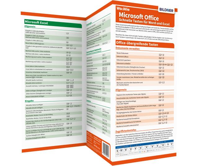 Vorderes Coverbild Wo&Wie: Microsoft-Office - Schnelle Tasten für Word und Excel