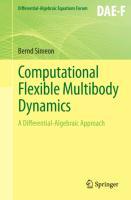 Vorderes Coverbild Computational Flexible Multibody Dynamics