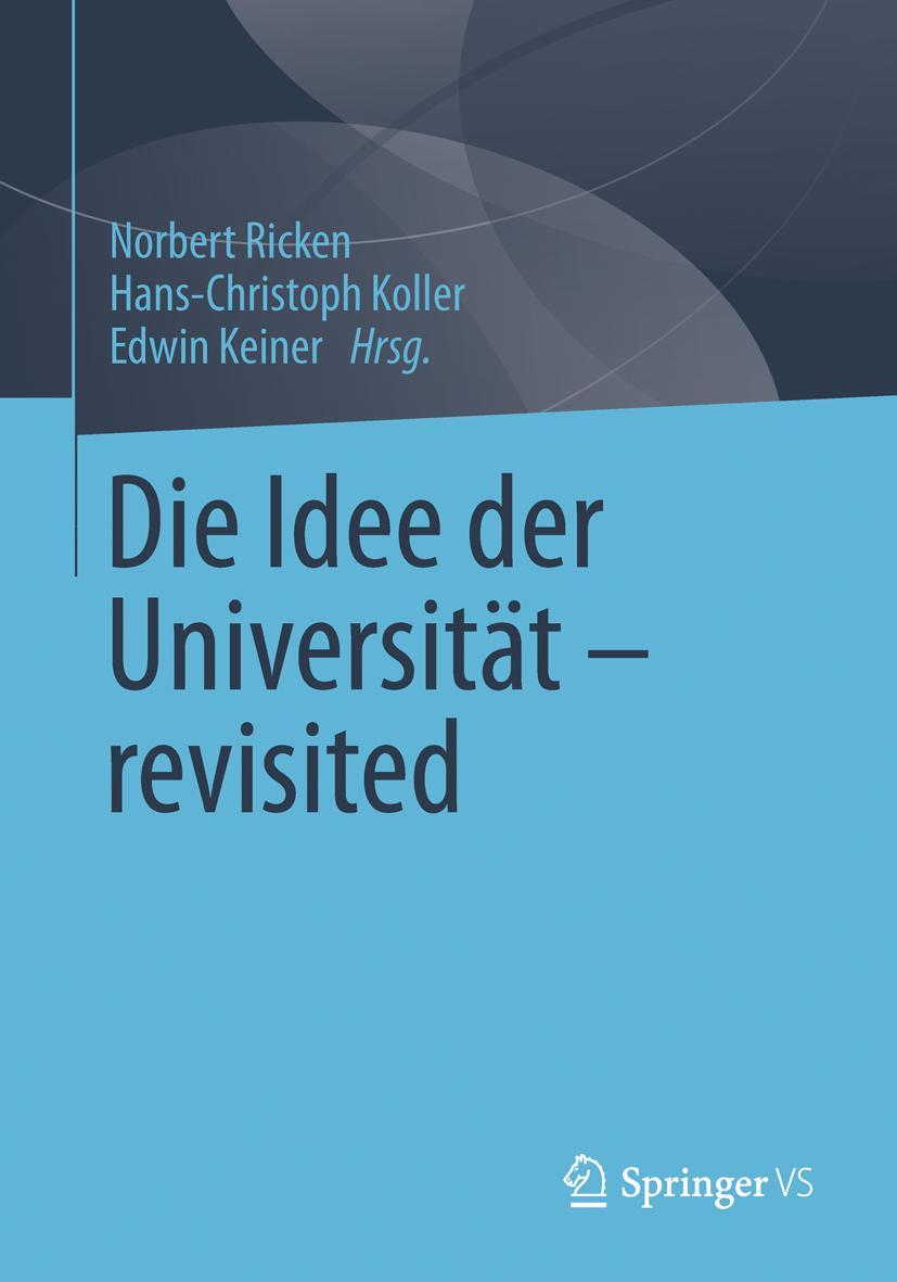 Vorderes Coverbild Die Idee der Universität - revisited