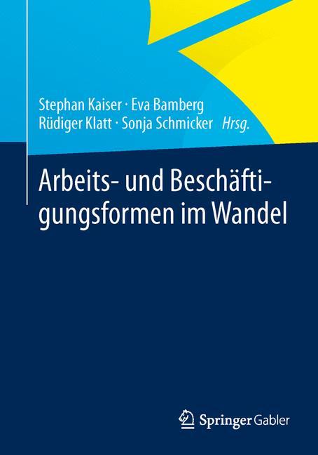 Vorderes Coverbild Arbeits- und Beschäftigungsformen im Wandel