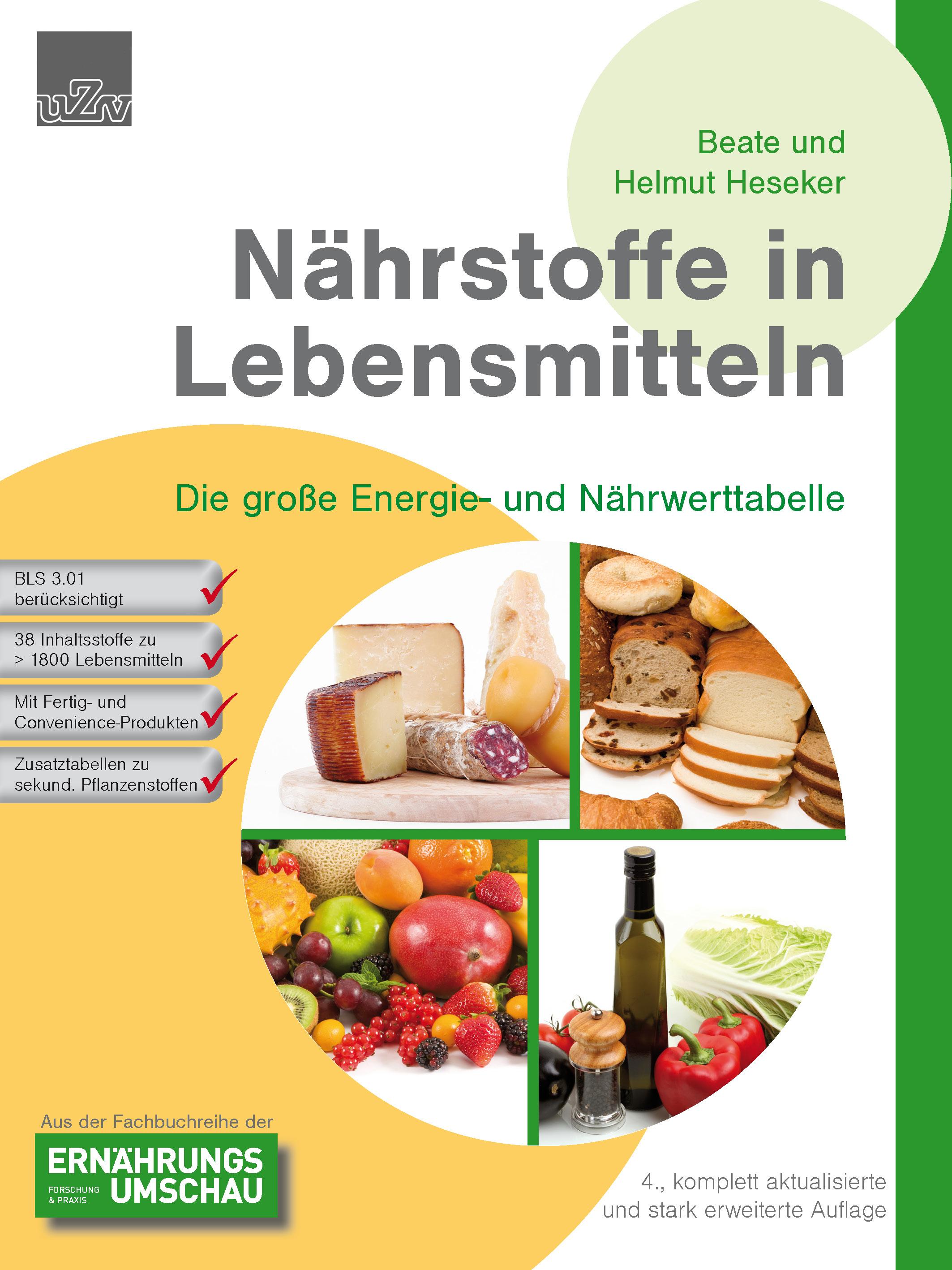 Vorderes Coverbild Nährstoffe in Lebensmitteln