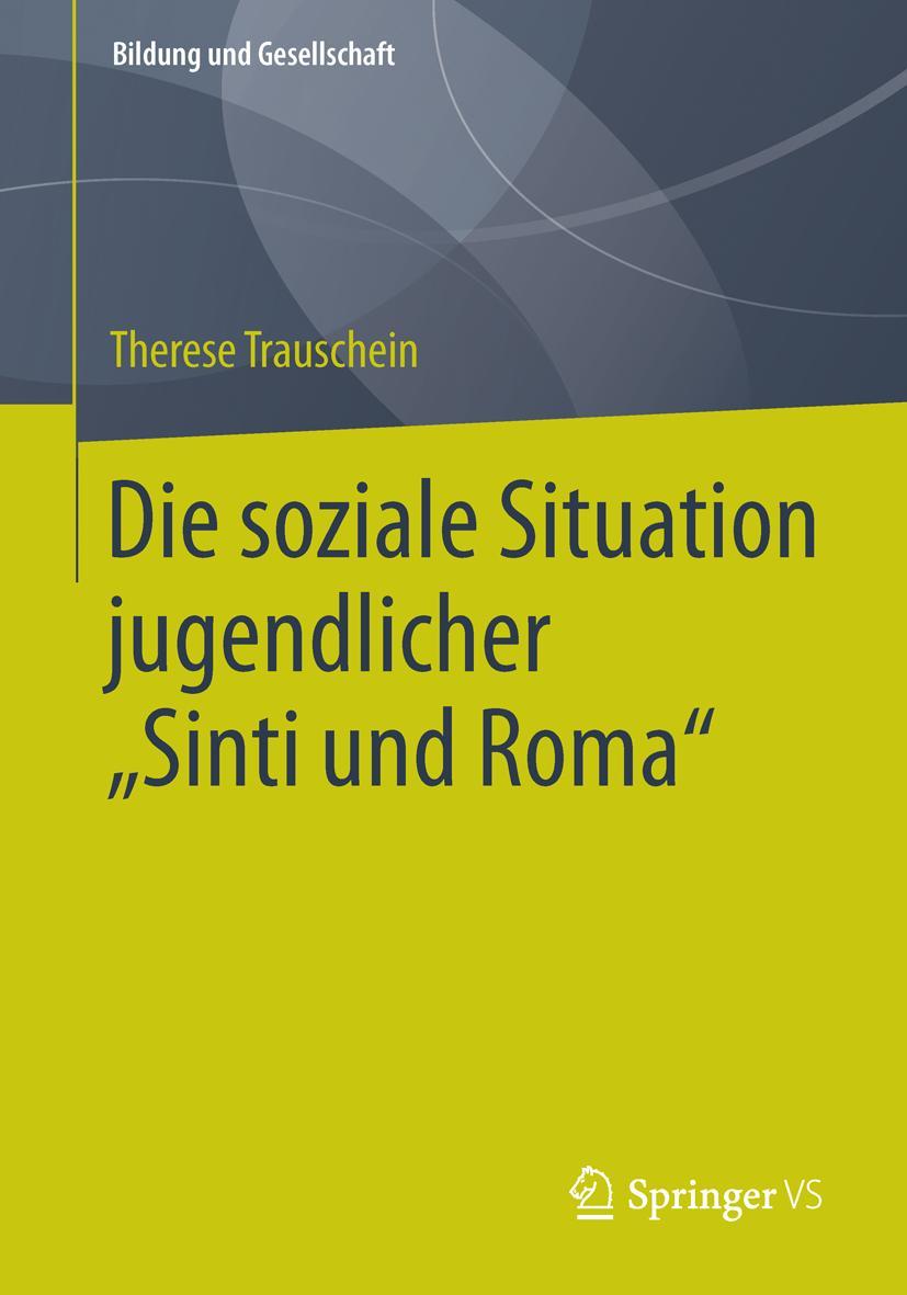 Vorderes Coverbild Die soziale Situation jugendlicher "Sinti und Roma"